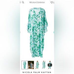NWT - Melissa Odabash Nicola Palm Kaftan